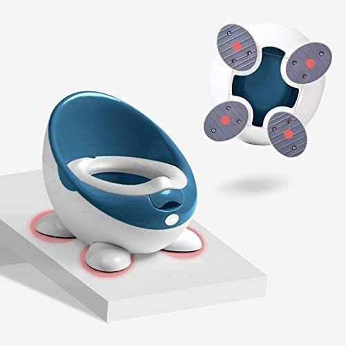 Olita pentru copii Little Mom First Class Navy, cu adaptor moale din spuma PU, spatar ergonomic, vas colector detasabil, picioruse antiderapante, dimensiune 32 x 34 x 30 cm – imaginea 6