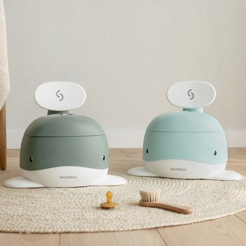 Olita pentru copii Pottili Skiddou balenuta cu capac Sky high Bleu – imaginea 7