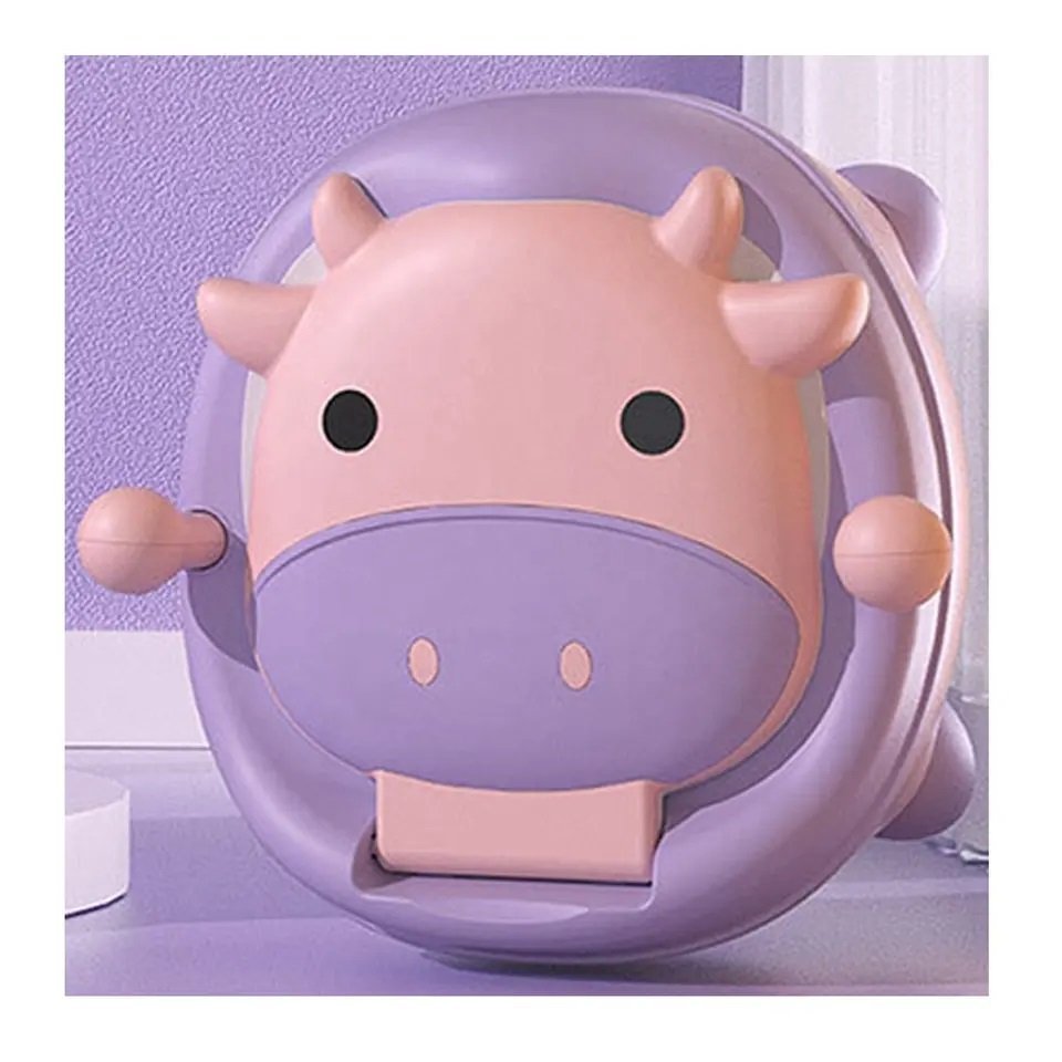 Olita Little Mom Little Calf Pink cu adaptor moale, manere, capac rabatabil, insert detasabil, varsta recomandata 1 an+ – imaginea 2