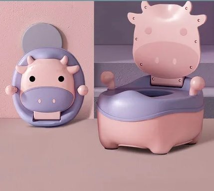 Olita Little Mom Little Calf Pink cu adaptor moale, manere, capac rabatabil, insert detasabil, varsta recomandata 1 an+ – imaginea 8