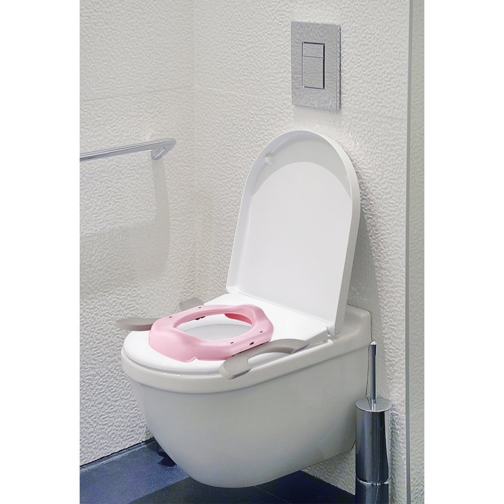 Olita portabila 2in1 BabyJem Portable Seat Pink – imaginea 2