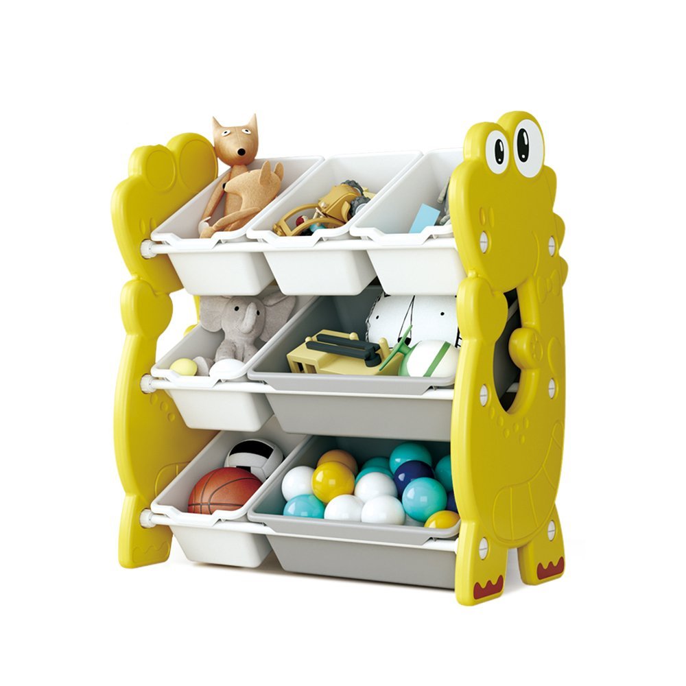 Organizator jucarii cu 7 cutii Nichiduta Dinosaur Galben – imaginea 2