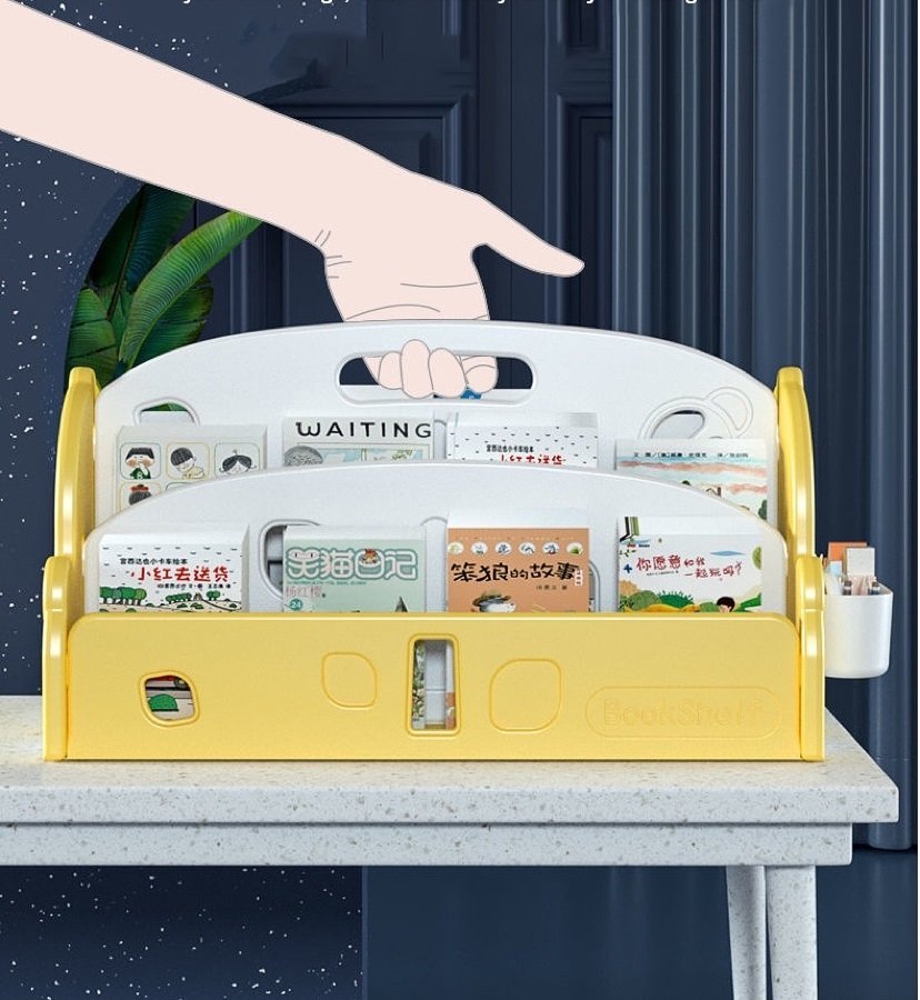 Organizator pentru carti Nichiduta Happy Car Yellow – imaginea 4