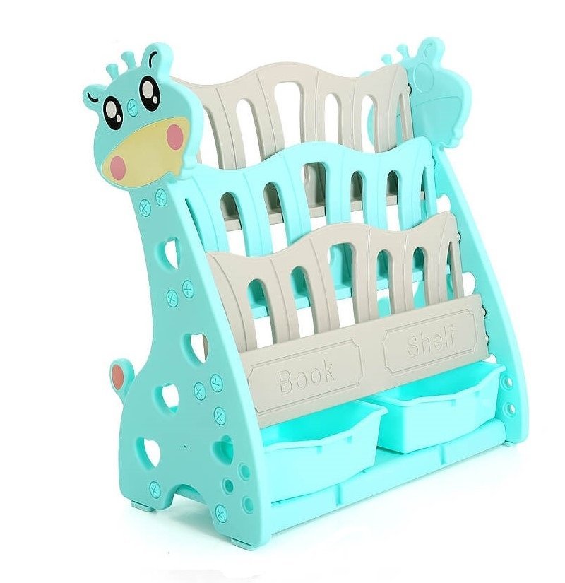 Organizator pentru carti si jucarii Nichiduta Giraffe Mint – imaginea 3