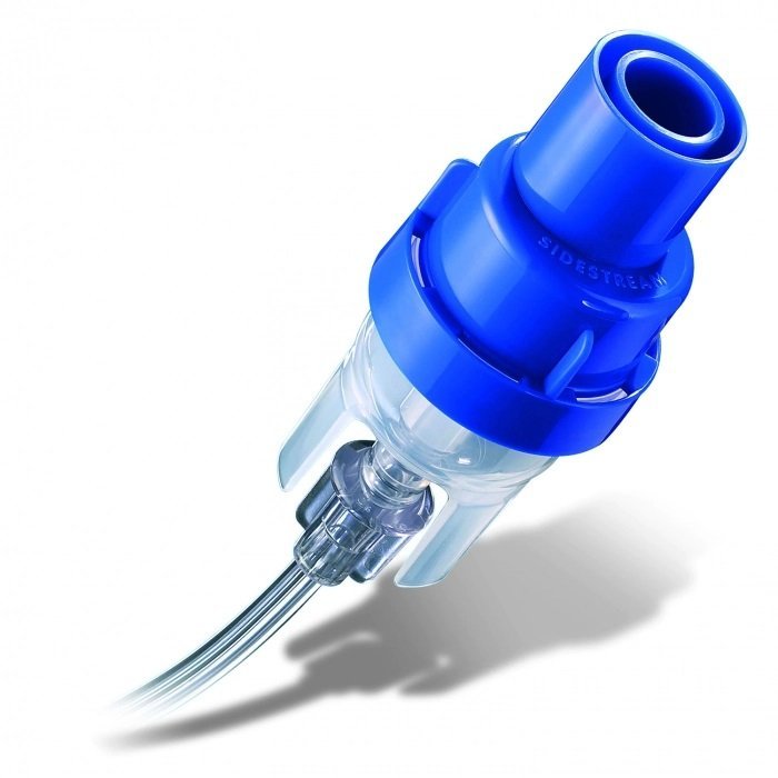 Pahar de nebulizare cu tehnologie Sidestream Philips Respironics disposable transparentalbastru – imaginea 2
