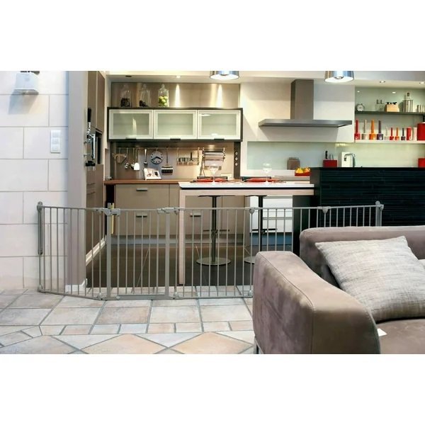 Panou extensie pentru poarta Safety 1st Modular Metal 72 cm light grey – imaginea 3