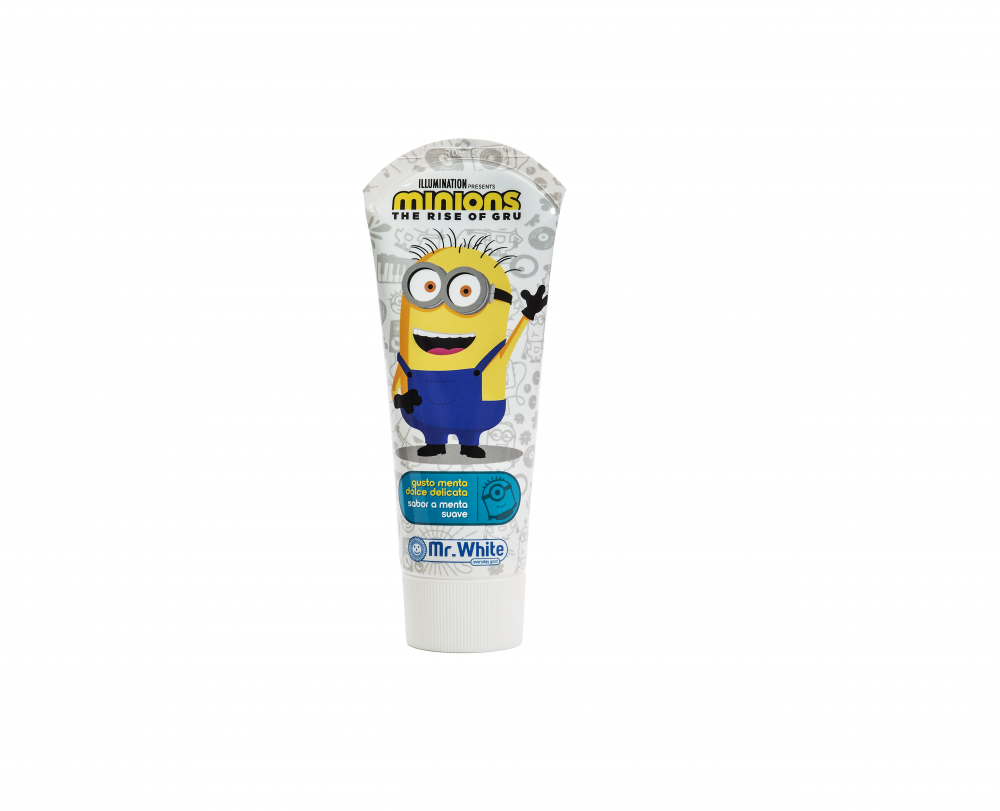 Pasta de dinti Mr.White pentru copii Minions 75ml