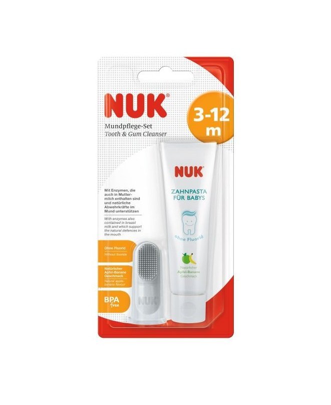 Pasta de dinti + degetar Nuk 3-12 luni – imaginea 3