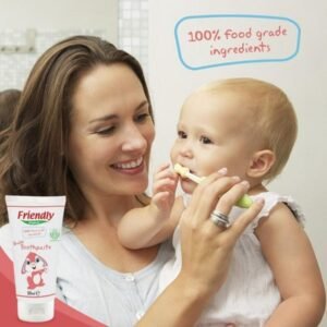 Pasta de dinti pentru copii cu aroma de zmeura 50 ml Friendly Organic