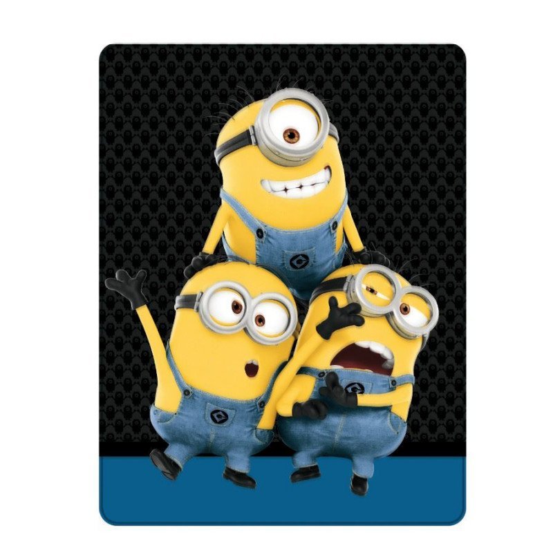 Patura pentru copii Minions 150×120 cm Kaufmann