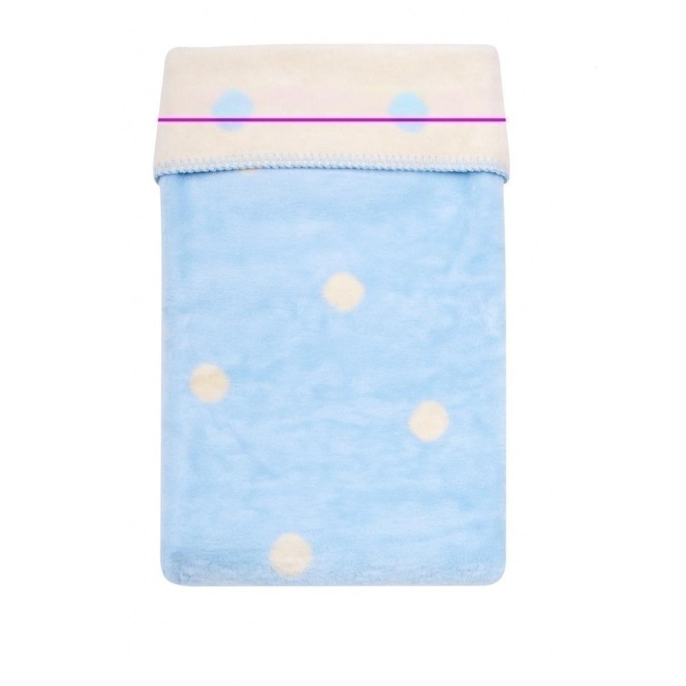 Paturica bebelusi Bumbac Buline 75×100 Womar Zaffiro AN-KBB-01