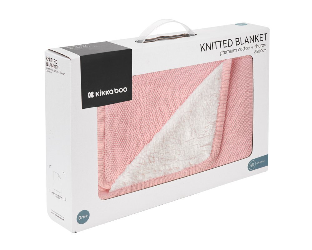 Paturica cu doua fete KikkaBoo din bumbac Dream Big Pink – imaginea 2