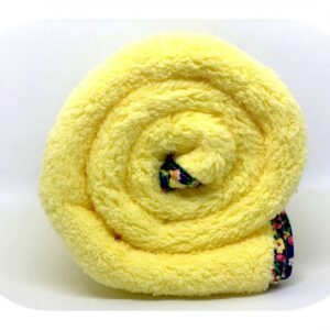 Paturica groasa pentru copii CH-264 Yellow 90x80 cm
