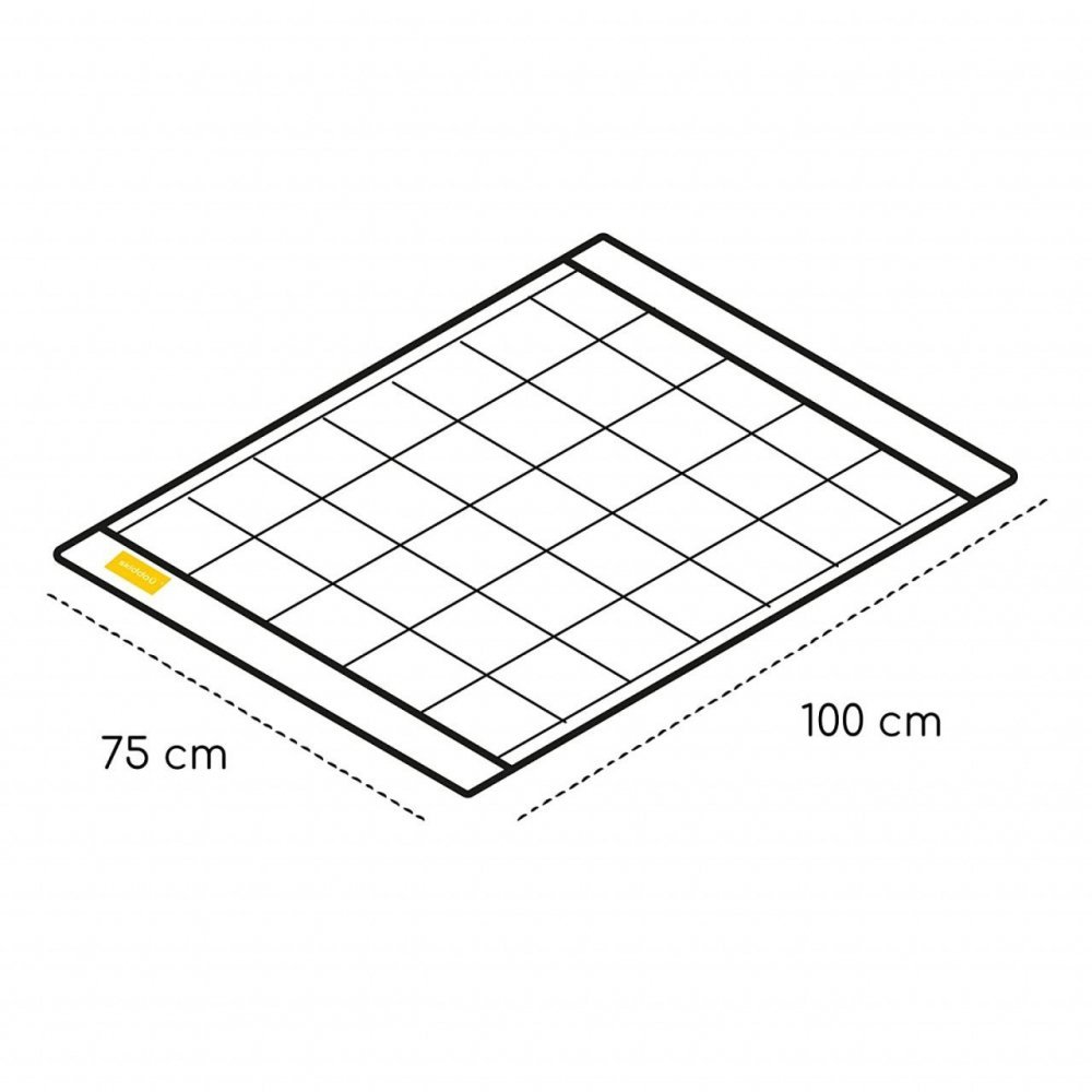 Paturica nou nascut Teppi Skiddou 100 bumbac gri deschis 75x100cm – imaginea 5