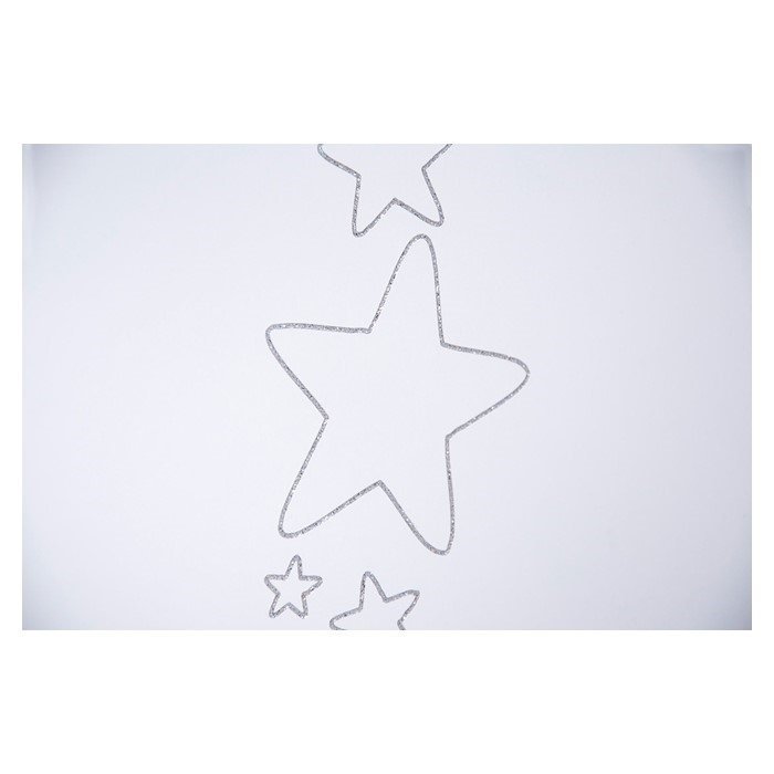 Patut pentru copii Drewex Stars Culisant Silver + Saltea Cocos 8 Cm – imaginea 5