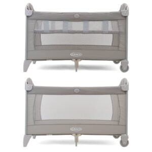 Patut Graco Roll a Bed Paloma cu etaj superior detasabil, pliabil, roti, geanta de transport