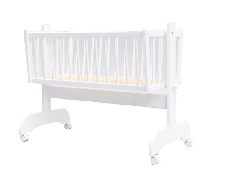 Patut balansoar pentru bebelusi 90×40 cm Nichiduta Baby Zoo Alb – imaginea 8