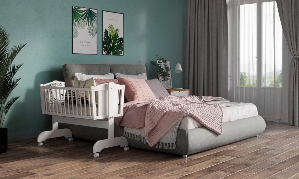 Patut balansoar pentru bebelusi 90×40 cm Nichiduta Micul Koala Alb – imaginea 7