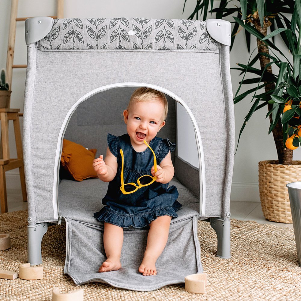 Patut de calatorie pliabil Skiddou Lunar Keep Pink reglabil pe inaltime, roti cu sistem de blocare si geanta transport – imaginea 5