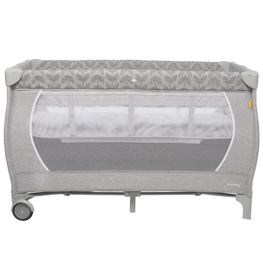 Patut de calatorie pliabil Skiddou Lunar Nomadic Dream Gri reglabil pe inaltime, roti cu sistem de blocare si geanta transport – imaginea 5