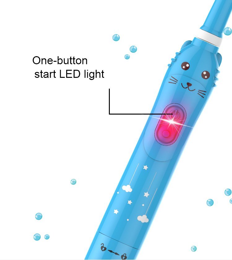 Periuta de dinti electrica Smart TabbyBoo Dr Oly V34 blue – imaginea 3