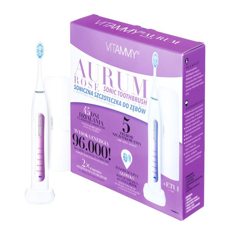 Periuta de dinti electrica Vitammy Aurum rose – imaginea 5