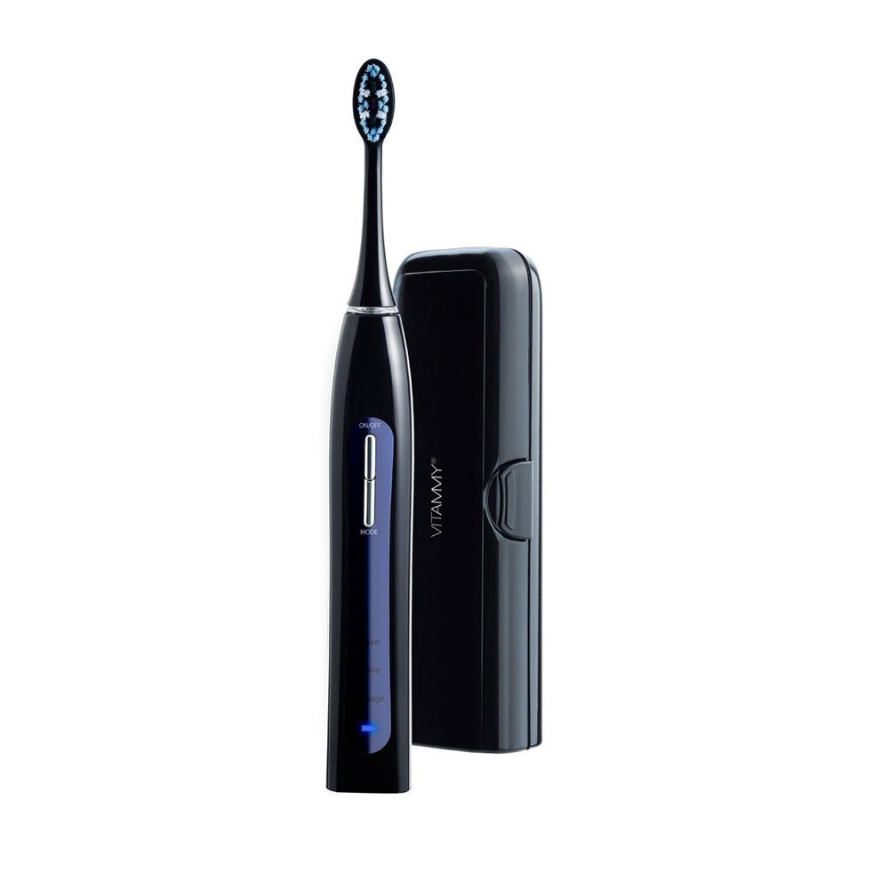 Periuta de dinti electrica Vitammy Pearl+ Noire 82000 vibratiimin negru – imaginea 3