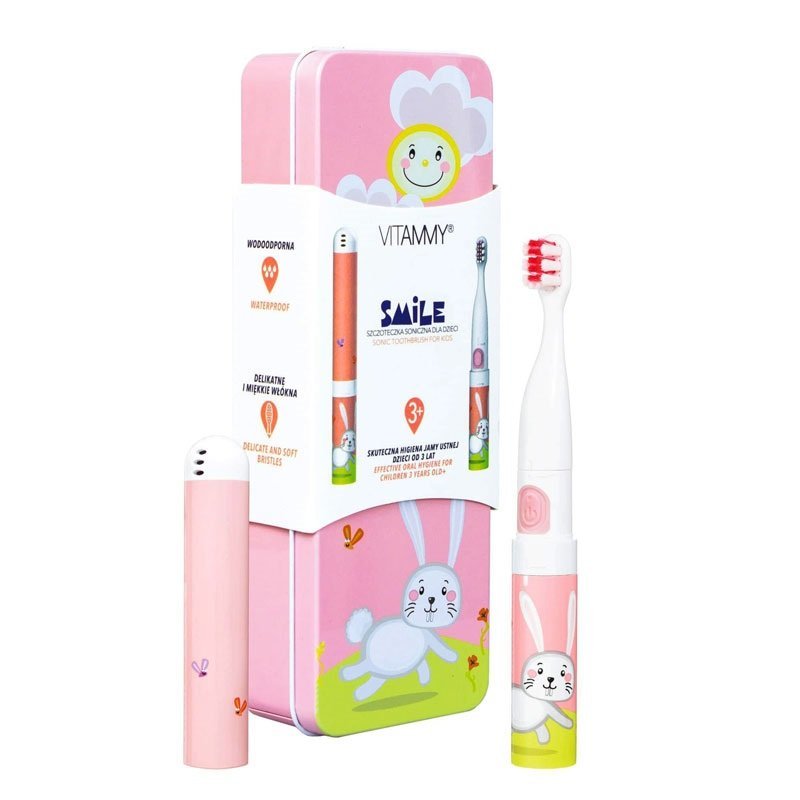 Periuta de dinti electrica Vitammy Smile animatie iepuras – imaginea 2