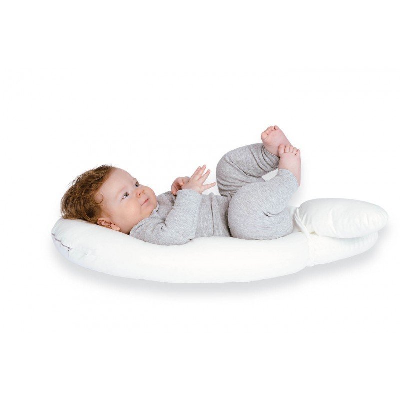 Perna pentru bebelusi Cuddly Nest Anthracite With White Stars – imaginea 3