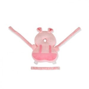 Pernuta protectie spate si cap pentru bebelusi Moni Rabbit,design atractiv,centuri reglabile,dimensiuni 31x25x8 cm,material plus moale