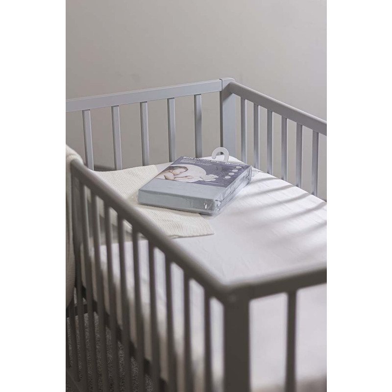 Cearceaf cu elastic Soft Dream din jersey 120×60 cm alb – imaginea 4