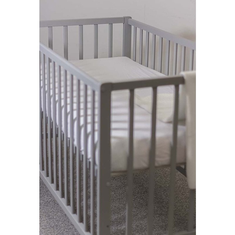 Cearceaf impermeabil cu elastic Soft Dream Dry 120×60 cm gri