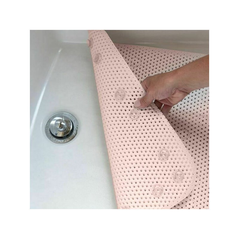 Covoras de baie Harry antiderapant 91×43 cm roz PetiteMars