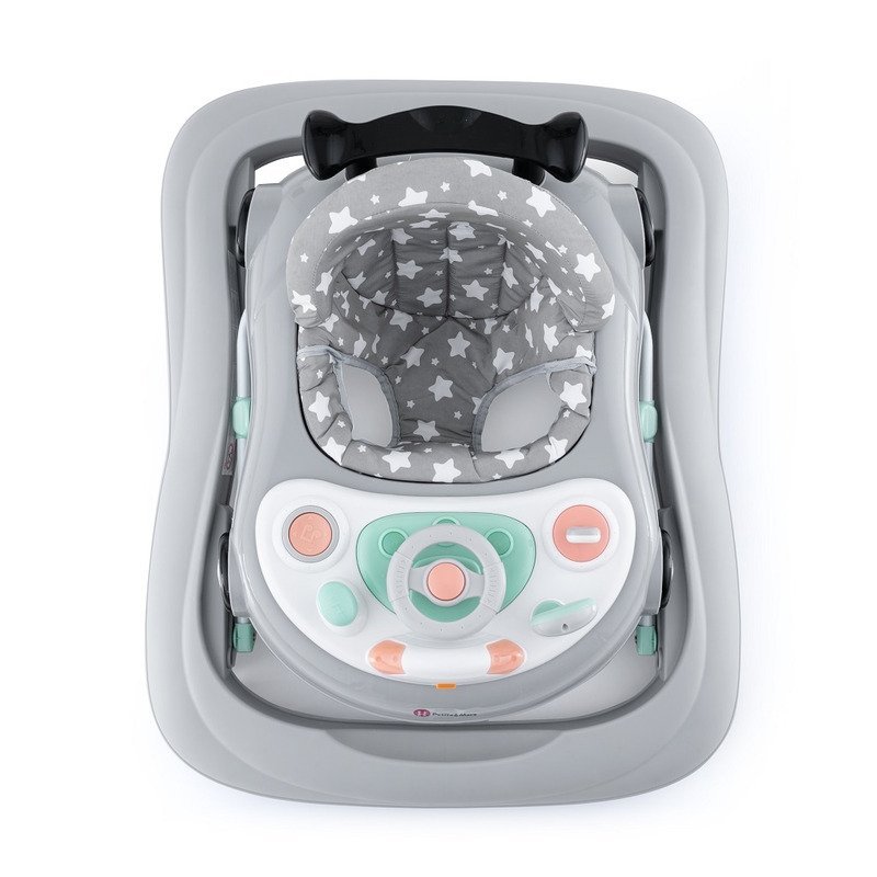 Premergator muzical PetiteMars cu panou interactiv si lumini Cabrio Gri – imaginea 6