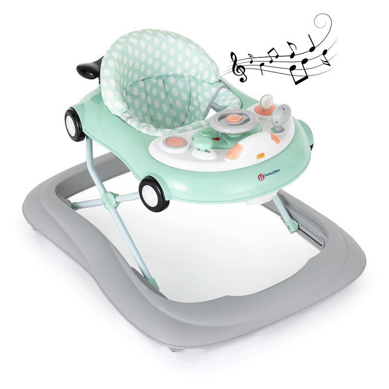 Premergator muzical PetiteMars cu panou interactiv si lumini Cabrio Verde – imaginea 6