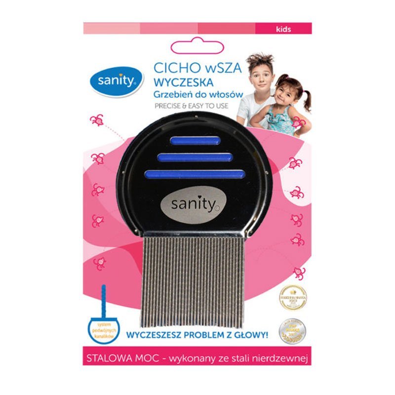 Pieptene Sanity Cicho wSZA pentru indepartarea paduchilor