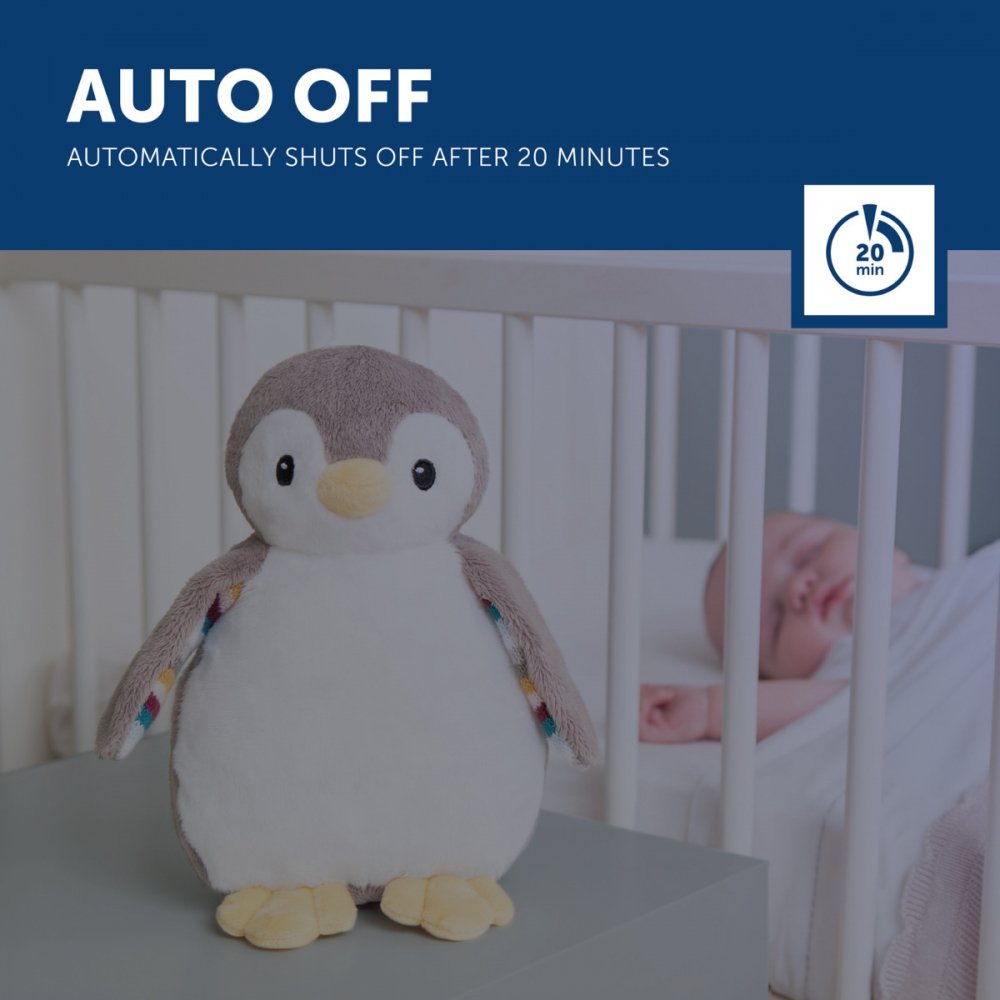 Plus cu mecanism de linistire si relaxarea bebelusului Pinguinul Phoebe – imaginea 2