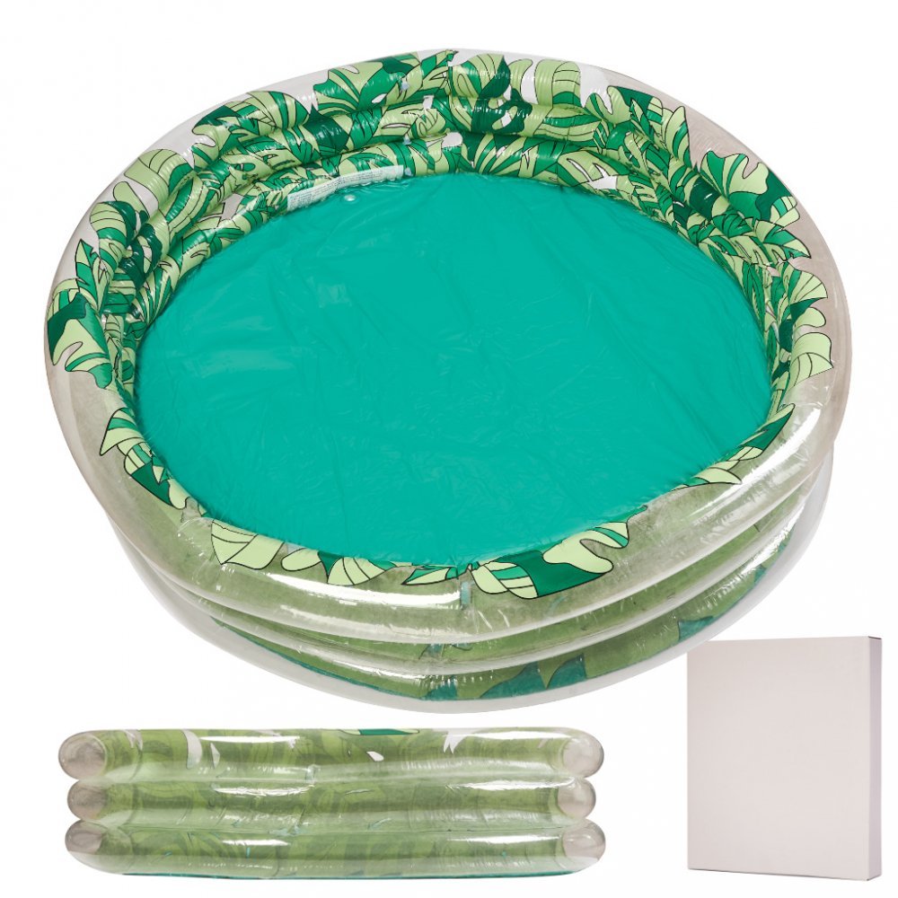 Piscina gonflabila pentru copii cu 3 inele 150 cm Leaves – imaginea 7