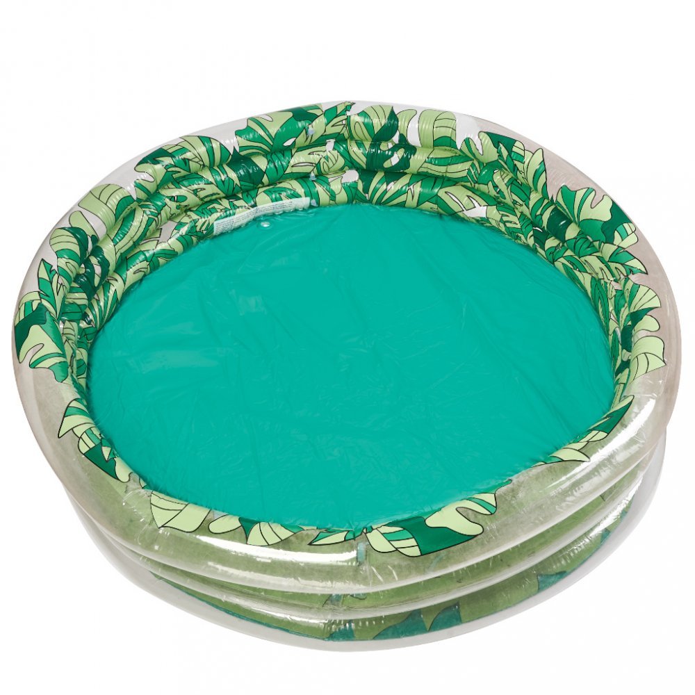 Piscina gonflabila pentru copii cu 3 inele 150 cm Leaves – imaginea 5