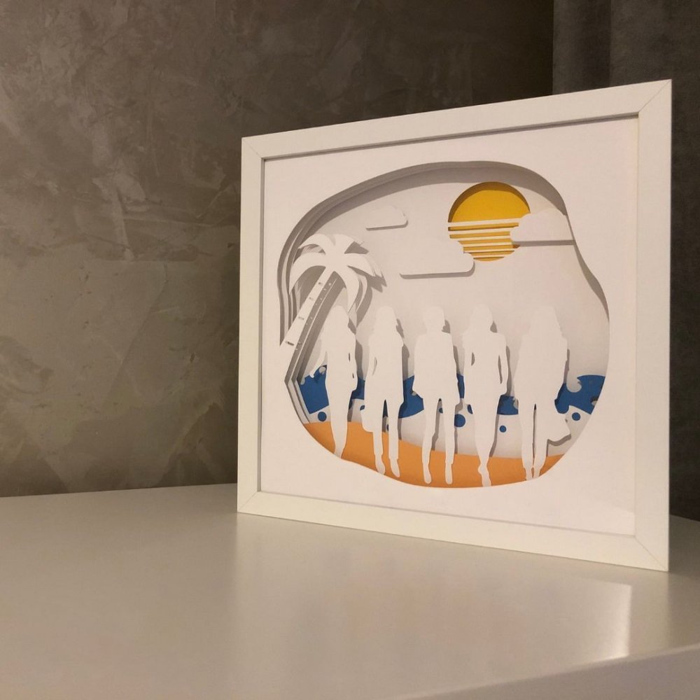 Tablou luminos Plaja 001 – imaginea 6
