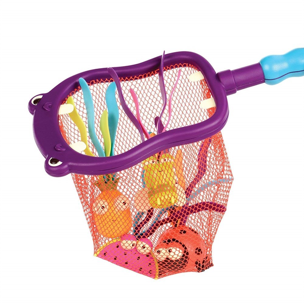 Plasa cu jucarii de baie Hipopotam B.Toys