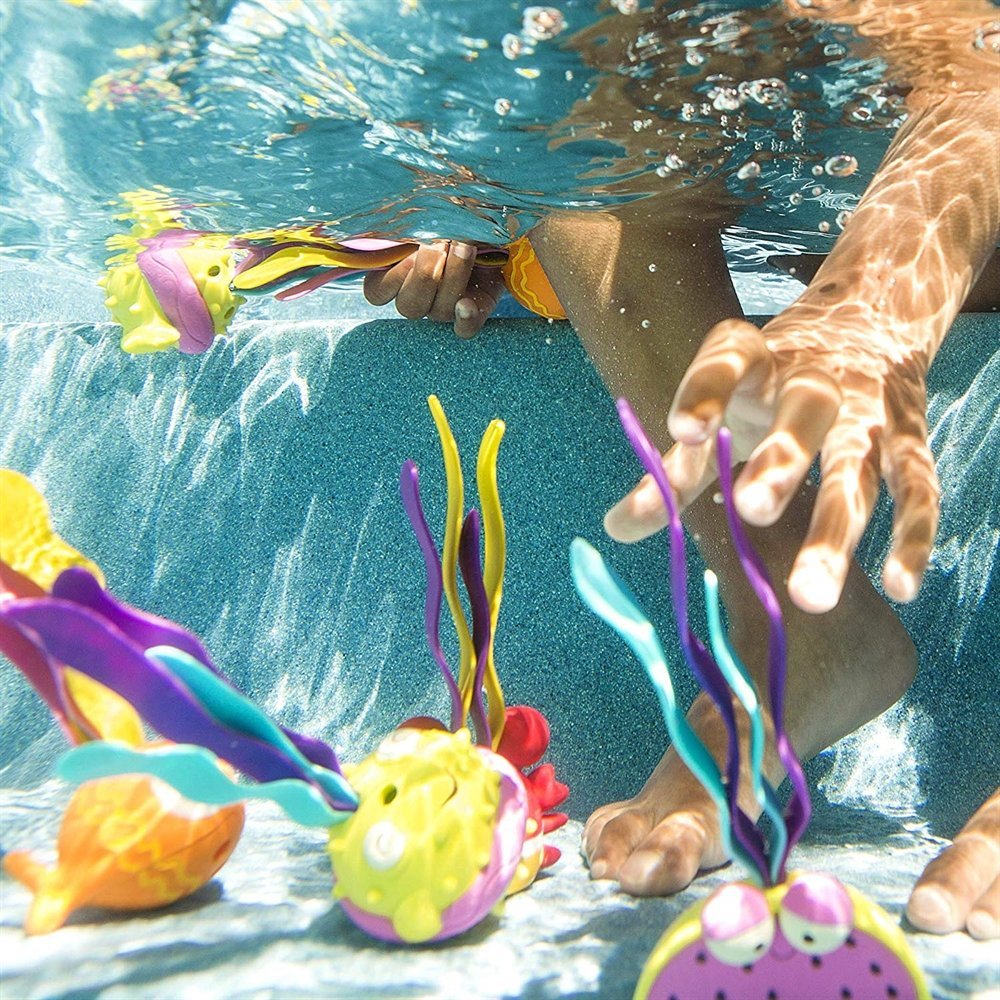 Plasa pescuit cu jucarii de baie Rechin B.Toys – imaginea 5