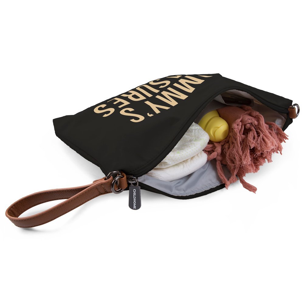Poseta Childhome Mommy Clutch 33×23 cm negru – imaginea 2