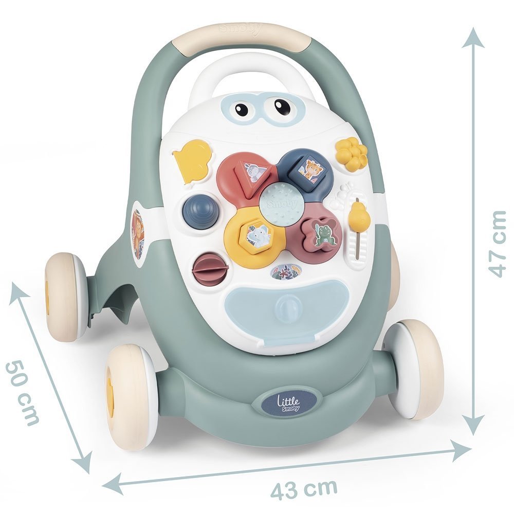 Premergator Trotty Walker 3 in 1 verde Smoby – imaginea 3