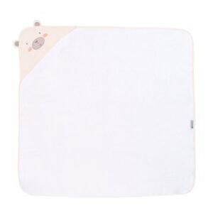 Prosop KikkaBoo cu gluga din bumbac 100 90x90cm My Teddy