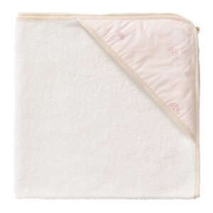 Prosop bebelusi din bumbac organic Rainbow rose 75x75 cm
