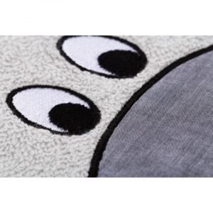 Prosop brodat Hippo grey 75x75 cm Fillikid