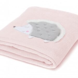 Prosop brodat arici pink 120x75 cm Fillikid