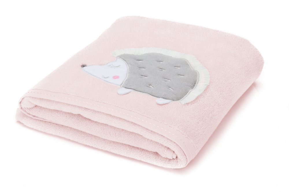 Prosop brodat arici pink 120×75 cm Fillikid
