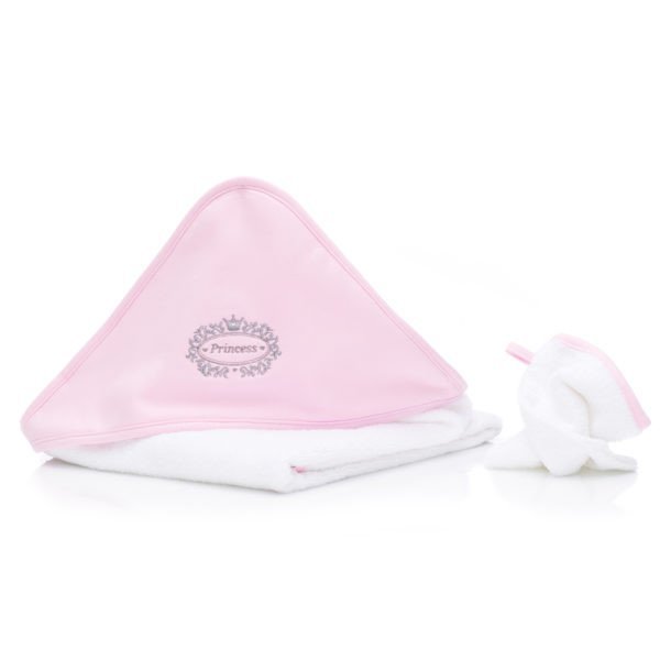 Prosop brodat cu manusa bebelus Princess pink Fillikid – imaginea 4